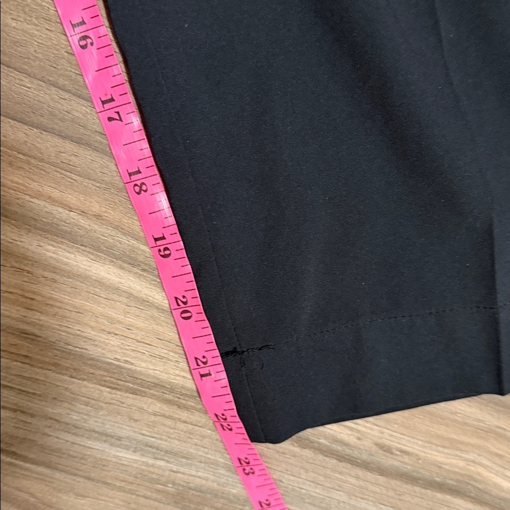 Nike DRI-FIT Golf Cropped Pants Women's Size 10/M Tour Performance Black Stretch - Picture 7 of 8